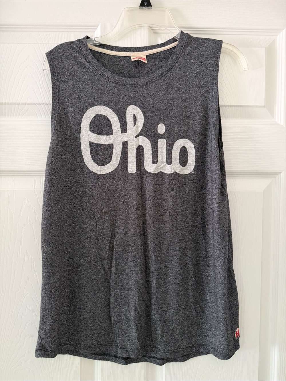 HOMAGE Charcoal Sleeveless Ohio Graphic Tank